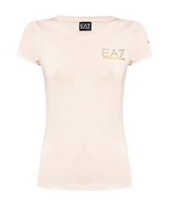 Rhinestone-Appliqué Logo-Print T-Shirt