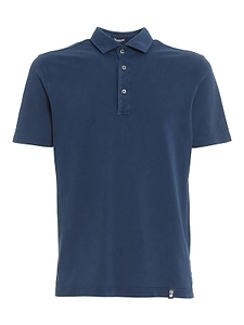 Drumohr Button Detailed Short-Sleeved Polo Shirt