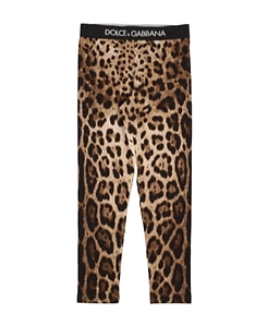 Leopard Print Cotton Leggings