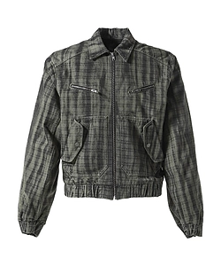 Lining Denim Bomber Jacket