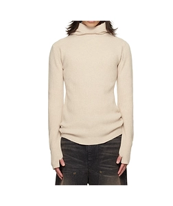 Ribbed-Knit Hoodie