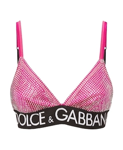 Logo Jersey Triangle Bra