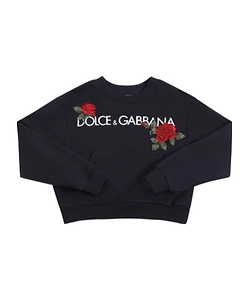 Logo Floral Pattern Sweater