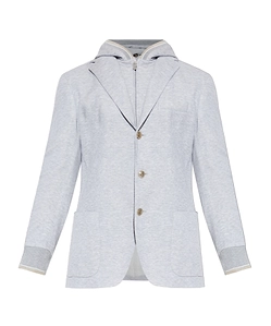 Eleventy Detachable Hood Hooded Jacket
