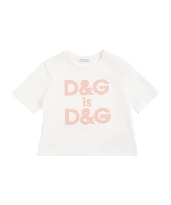 Logo Printed Plain Knitted T-Shirt
