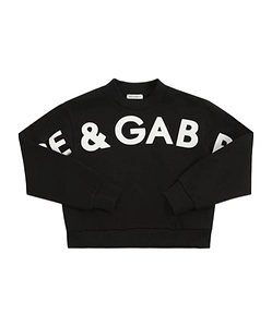 Logo Printed Short Style Sweater