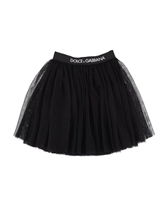 Logo Tulle Mini Skirt