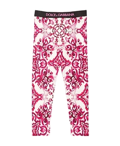 Majolica Printed Cotton Leggings