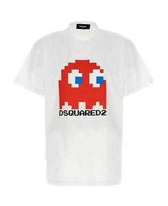 Dsquared2 Graphic Printed Crewneck T-Shirt