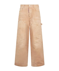 Dsquared2 Garment Dyed Baggy Carpenter Jeans