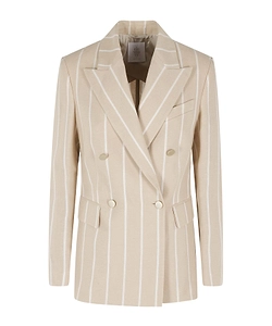 Striped-Pattern Blazer