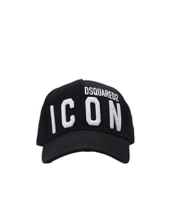 Dsquared2 Icon Logo Embroidered Distressed Baseball Cap