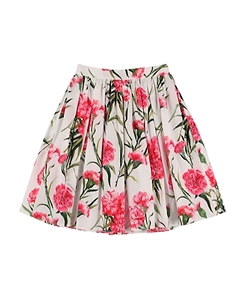 Printed Cotton Jersey Skirt