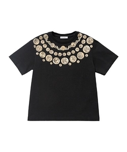 Plain Jersey Short-Sleeved T-Shirt