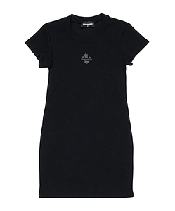 Dsquared2 Kids Crewneck Ribbed-Knit Dress