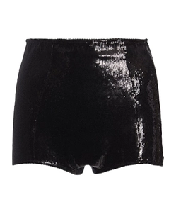 Sequined High-Rise Shorts