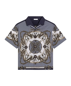 Dolce & Gabbana Cargo-Printed Poplin Shirt