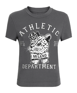 Dolce & Gabbana Athletic Leopard Print T-Shirt