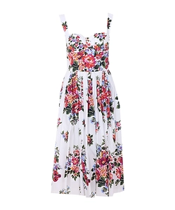 Dolce & Gabbana Floral Midi Dress