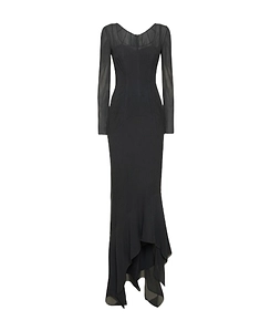 Tight-Fitting Long Dress