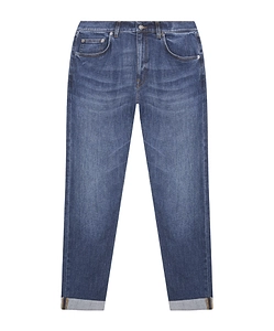 Cuff-Hem Jeans