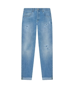 Bray Straight-Leg Distressed Jeans