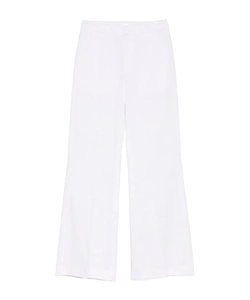 Front Creases Straight Trousers