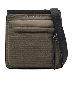 Logo-Pattern Shoulder Bag