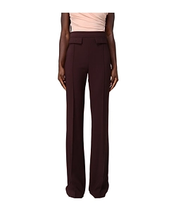 Elisabetta Franchi Logo Embroidered Pants