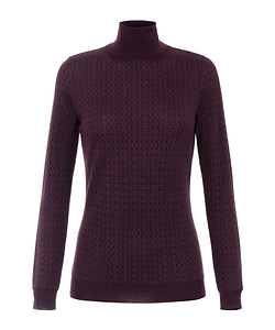 Elisabetta Franchi Micro Logo Jacquard Jumper