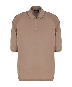 Emporio Armani Logo Embroidered Polo Shirt