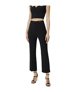 Elisabetta Franchi Pressed Crease Trousers