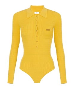 Micro-Braided Knit Bodysuit