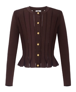 Elisabetta Franchi Openwork Detailed Knitted Jacket
