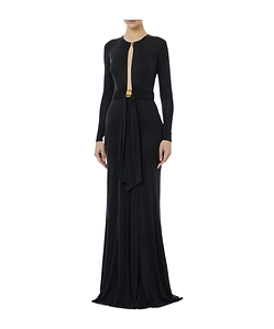 Elisabetta Franchi Buckle Detail Maxi Dress