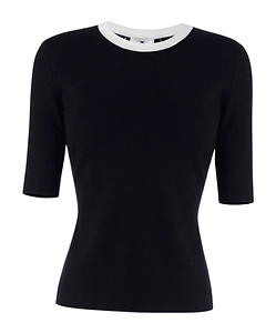 Ribbed Cut-Out Top