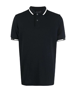 Stripe-Detail Polo Shirt