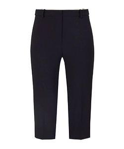 Elisabetta Franchi Cropped Satin-Trim Pants