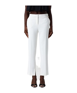 Elisabetta Franchi Logo Charm Lightweight Tailored Pants