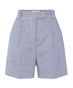 Elisabetta Franchi Striped Stretch Shorts