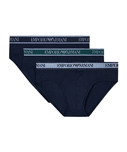 Three-Pack Of Briefs With Core Logo Waistband