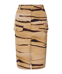 Elisabetta Franchi Printed Cargo Skirt