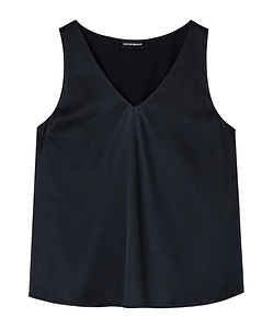 V-Neck Satin Tank Top