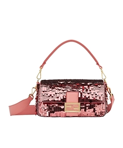 Fendi Sequin Embellished Medium Baguette Bag
