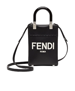 Fendi Sunshine Mini Shopper Tote Bag