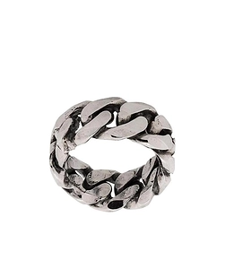 Rigid Curb Chain-Style Ring
