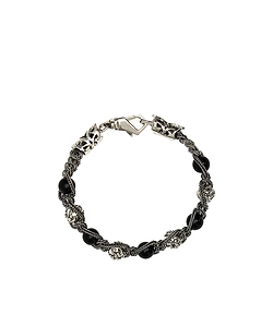 Shamballa Silver Bracelet