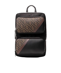 Ff Motif Panelled Backpack