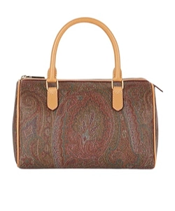 Paisley Jacquard Bowling Tote Bag
