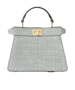 Matcha Green Nubuck Crocodile Bag